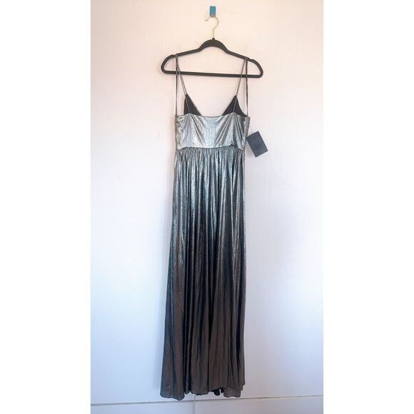 Retrofete Doss maxi Dress Gunmetal Small - Picture 9 of 9